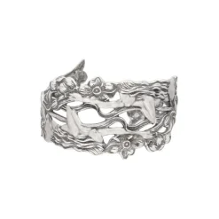 Armspange "Art Nouveau" Silber 925 tlw. mattiert
