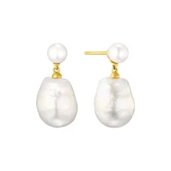 Barockperlen Ohrringe Gold 585