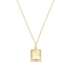 Bergkristall Collier "Lebensbaum" Silber 925 vergoldet