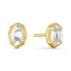 Bergkristall Ohrstecker Gold 585