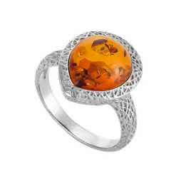 Bernstein Ring Silber 925