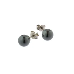 Blutstein Ohrstecker Silber 925