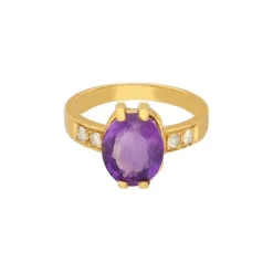 Brillant Amethyst Ring Gold 585