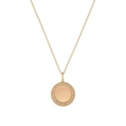 Brillant Anh&auml;nger "brilliant circle" Ros&eacute;gold 585 "Soft Peach"
