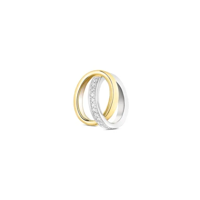 Brillant Anhänger Gold/Weißgold 585