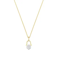 Brillant Anhänger "Hand der Fatima" Gold 585