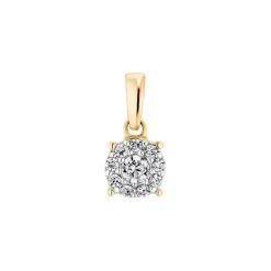 Brillant Anh&auml;nger Ros&eacute;gold 585 "Soft Peach"