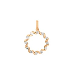Brillant Anhänger Roségold 585 "Soft Peach"