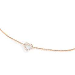 Brillant Armkette "Herz" Ros&eacute;gold 585