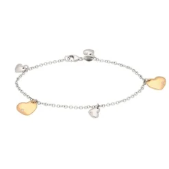 Brillant Armkette "Herzen" Ros&eacute;gold/Wei&szlig;gold 750 - Privatbesitz