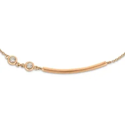 Brillant Armkette Ros&eacute;gold 585 "Soft Peach"