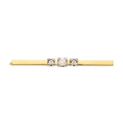 Brillant Brosche Gold 585 - Privatbesitz