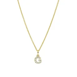 Brillant Collier "Buchstabe G" Gold 585