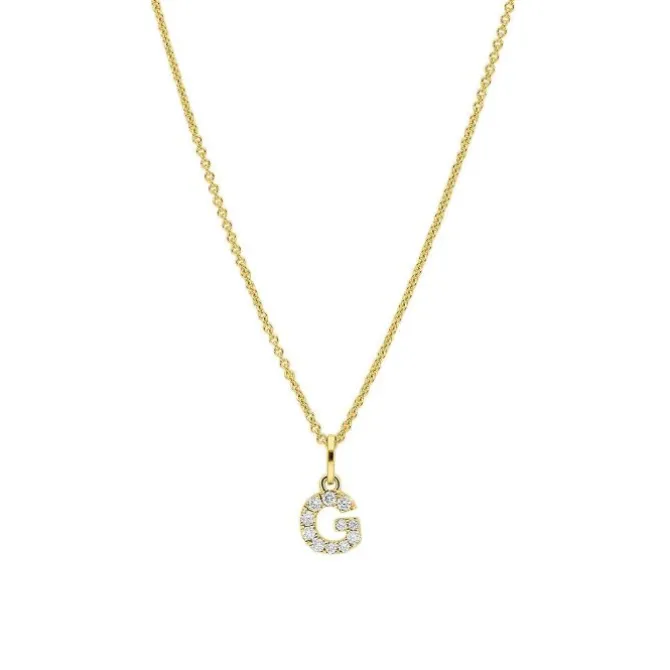 Brillant Collier "Buchstabe G" Gold 585