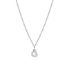Brillant Collier "Buchstabe G" Wei&szlig;gold 585