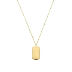 Brillant Collier "platelet" Gold 585