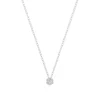 Brillant Collier Wei&szlig;gold 585