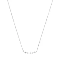 Brillant Collier Wei&szlig;gold 585