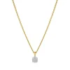 Brillant Diamant Anh&auml;nger Gold 585 bicolor