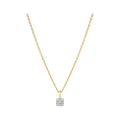 Brillant Diamant Anh&auml;nger Ros&eacute;gold 585 