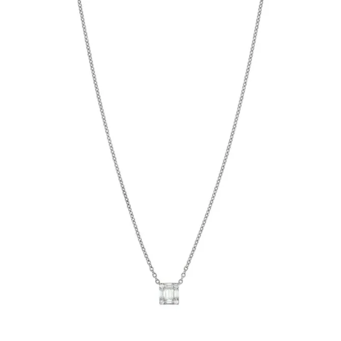 Brillant Diamant Collier Weißgold 585