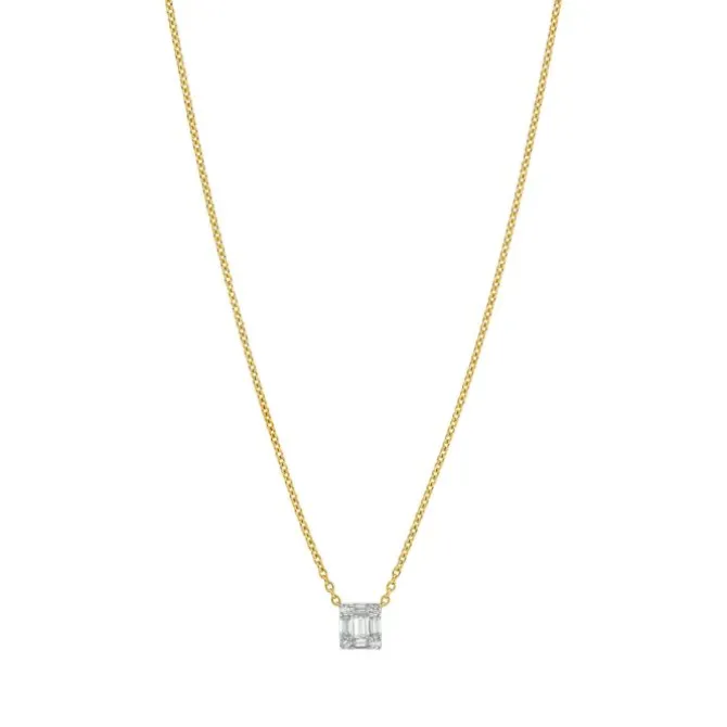 Brillant Diamant Collier Gold 585 bicolor