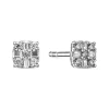 Brillant Diamant Ohrstecker Wei&szlig;gold 585