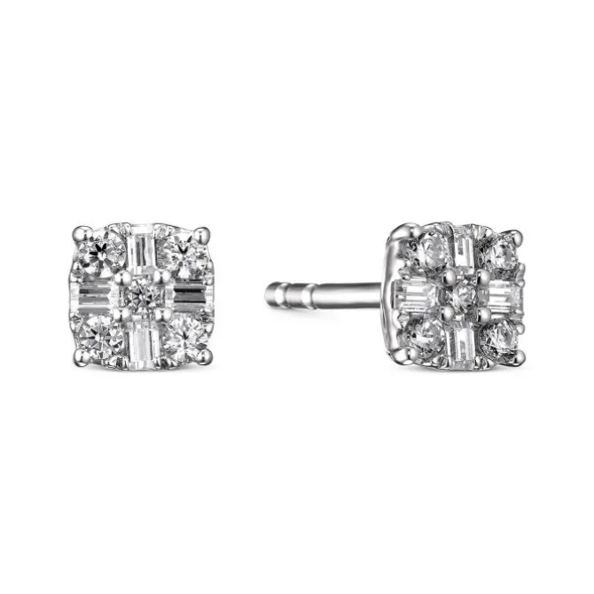 Brillant Diamant Ohrstecker Weißgold 585