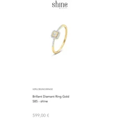 Brillant Diamant Ring Gold 585