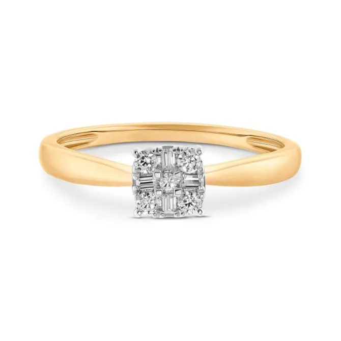 Brillant Diamant Ring Roségold 585 "Soft Peach"