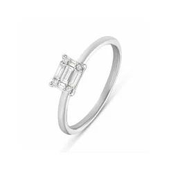 Brillant Diamant Ring Wei&szlig;gold 585