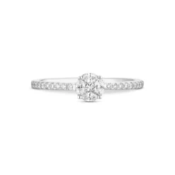 Brillant Diamant Ring Wei&szlig;gold 585