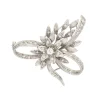Brillant Diamantbrosche Wei&szlig;gold 750 - Privatbesitz