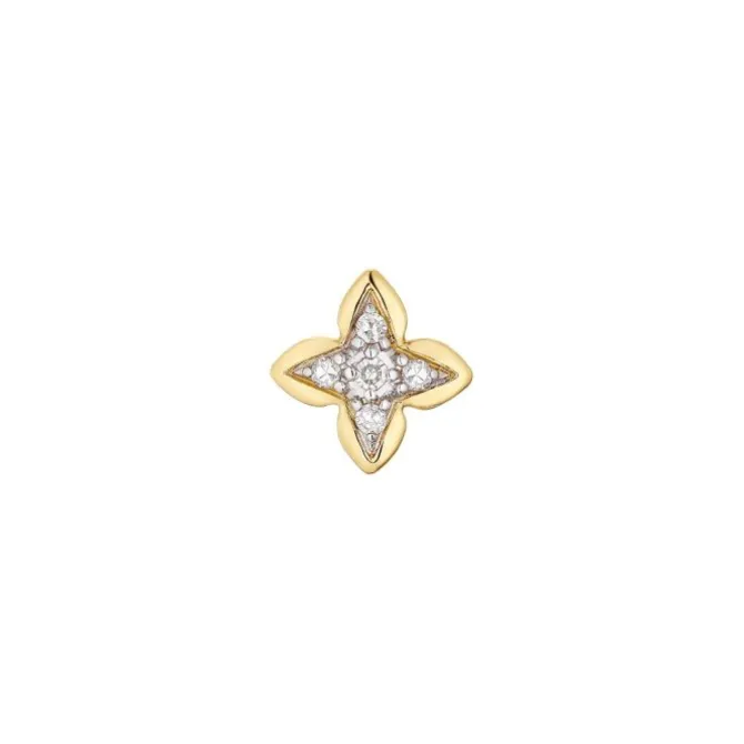 Brillant Einzelohrstecker Gold 585