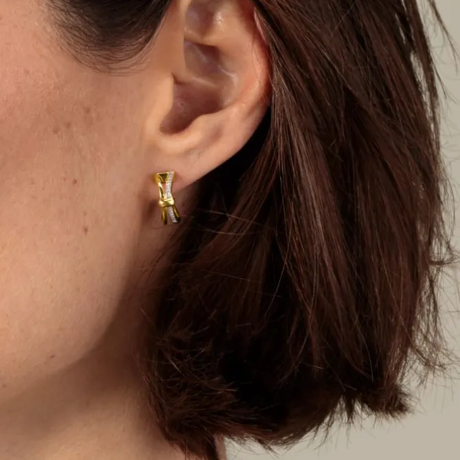 Brillant Halbcreolen Gold 585