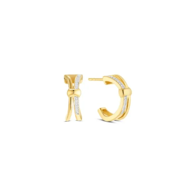 Brillant Halbcreolen Gold 585