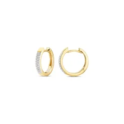 Brillant Klappcreolen Gold 585