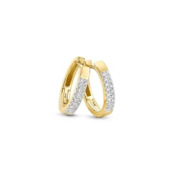 Brillant Klappcreolen Gold 585