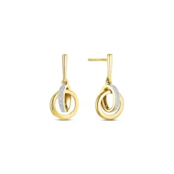 Brillant Ohrh&auml;nger Gold/Wei&szlig;gold 585
