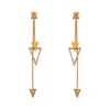 Brillant Ohrh&auml;nger Rosegold 585