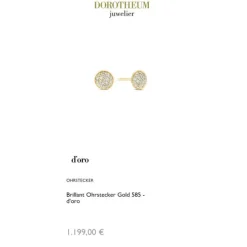 Brillant Ohrstecker Gold 585