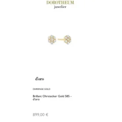 Brillant Ohrstecker Gold 585