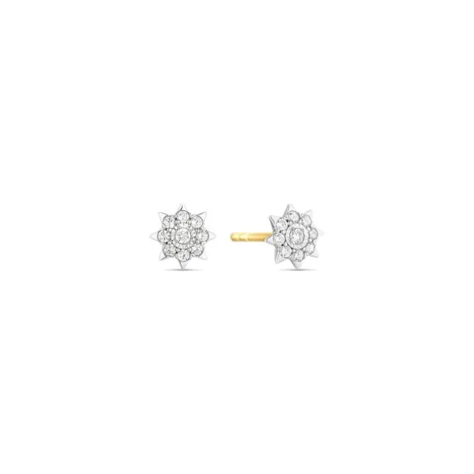 Brillant Ohrstecker Gold 585 bicolor