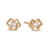 Brillant Ohrstecker Ros&eacute;gold 585 "Soft Peach"