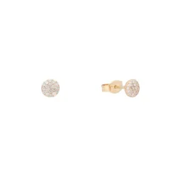 Brillant Ohrstecker Ros&eacute;gold 585