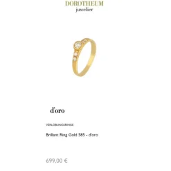 Brillant Ring Gold 585