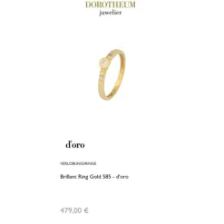 Brillant Ring Gold 585