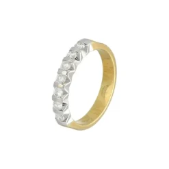 Brillant Ring Gold/Wei&szlig;gold 750 - Gr. 54 - Privatbesitz