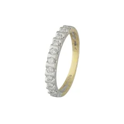 Brillant Ring Gold/Wei&szlig;gold 750 - Gr. 55 - Privatbesitz