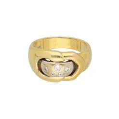 Brillant Ring Gold/Wei&szlig;gold 585 - Gr. 57 - Privatbesitz